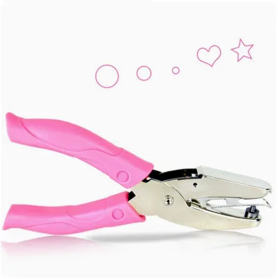 Heart Circle Star Shape Paper Punch Hole Puncher for Greeting Cards Scrapbook Notebook Puncher Craft Paper