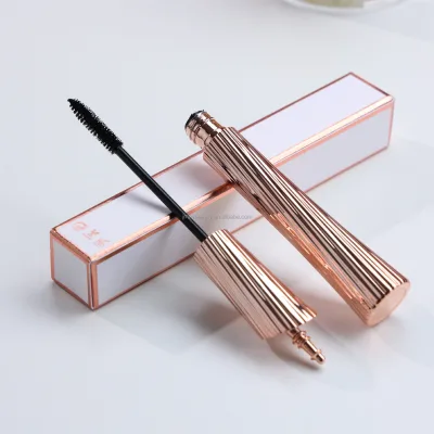 Hot Sale Vegan Mascara Long Lasting Special Design New Makeup Eye Lash Black Waterproof 4D Fiber Custom Rose Gold Luxury Mascara