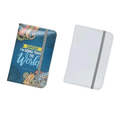 2023 Qualisub New Arrival Card Holders Multiple Function PU Leather Sublimation Passport and Credit Card Covers