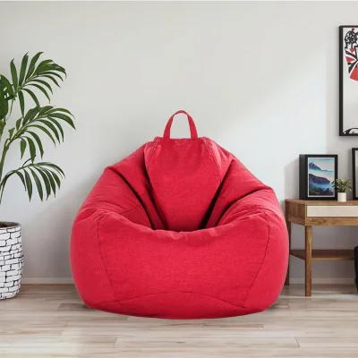 Waterproof Dirt Proof Japanese Design Fabric Bean Bags Covers Refill Beans Outdoor Bulk Sofa Chairs with OEM/ODM Custom Design