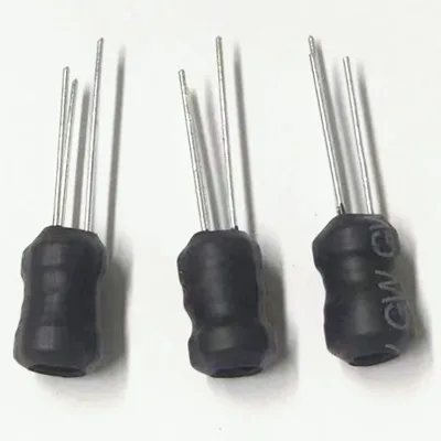 pcb ferrite inductor choke lead inductor drum core ferrite core 3 pin buzzer inductor