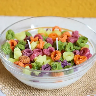 Soy Wax Scented Cereal Bowl Scented Soy Candle Morning Ritual Gift