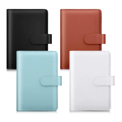 Wholesale A6 Magnetic Buckle 6-Ring Notebook Planner PU Leather Binders with Pocket Holder Filing Products