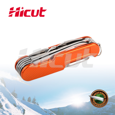 Stainless Steel Multifunction Camping Pocket Knife, Outdoor Survival Swiss Knife