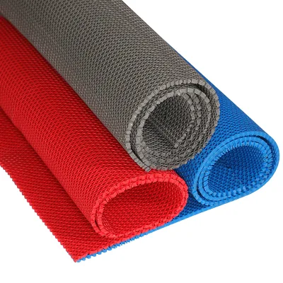 Wholesale PVC Coil Mat Roll S Mat Hollow Mesh Carpet Waterproof Swimming Pool Floor Doormats Manufacturers' Supply