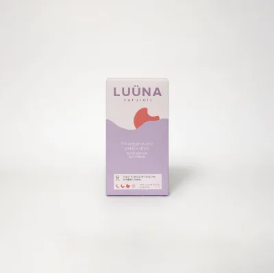 Luuna Women Feel Vaginal Cleaning Super Applicator Tampons 8 Count
