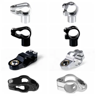 6MM/8MM CNC Universal Stabilizer Steering Damper Bracket Mounting Clamp Motorcycle Racing ATV Electric Scooter Accessories