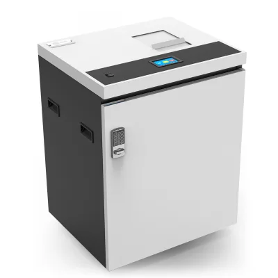 Comet Professional Multimedia Destroyer High Security 60Min Non-Stop Cell Phone Circuit Board PCB Shredder Machine With 30L Bin
