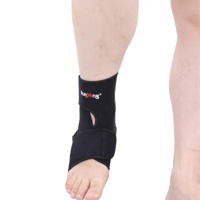 Custom Logo Ankle Foot Brace Stabilizer with Protection Winter Neoprene Ankle Socks Design Adjustable Compression Support