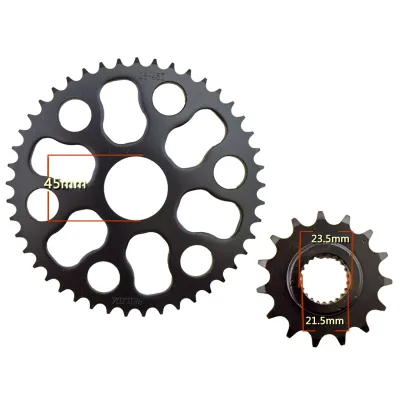 250cc Motorcycle Strengthen Roller Chain and Sprocket Kits Suppliers for Yamaha