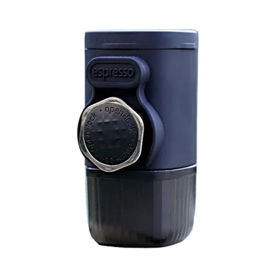 Portable Italian Espresso Machine Hand Pressure Small Outdoor Travel Coffee Maker Household Use Cross-Border Battery Power