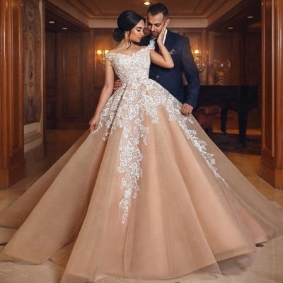 Italian Modest Vintage Bridal Gowns Ball Gown Wedding Dress