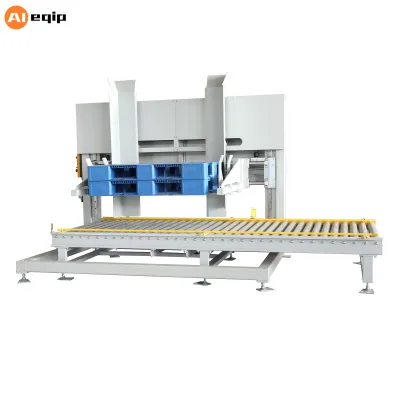 Customized Automatic Pallet Dispenser Stacking Destacking Machines for Production Line