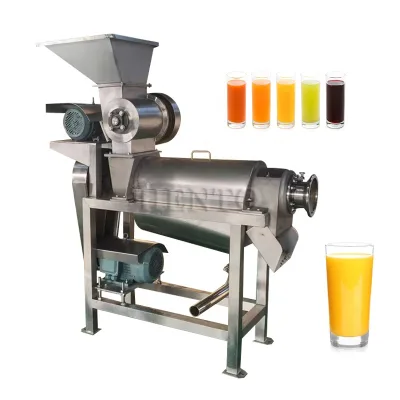Industrial Apple Juicer Machine / Industrial Juicer Machine / Fruit Crushing Juicer Machine