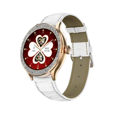 Best Selling Lady Smart Watch M15 TAYA Oem IPS Full Touch Screen AI Voice Assistant Multi-language NFC Women Smartwatch