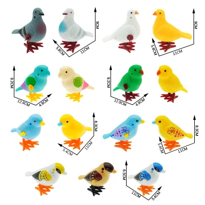 Wholesale Multi Cartoon Animals Flavors Party Toy Gliding Toy Walking Wind up Toys Promotional Windup Gifts for Kids