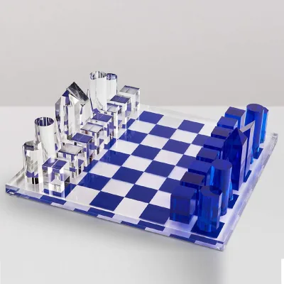 Modern Customized Acrylic Four-in-a-Row Chess Set Double Chessboard for Display & Home Decorative Party Game Set