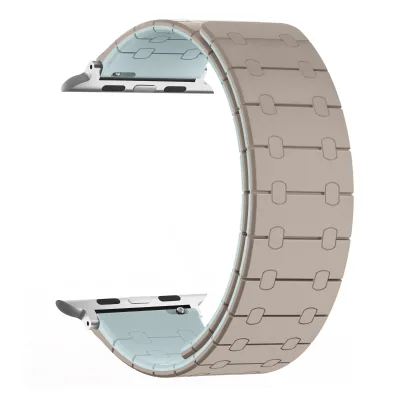 Chungming Factory Direct Magnet Silicone Straps for Apple Watch 41mm/45mm/49mm/44mm/46mm/42mm/40mm