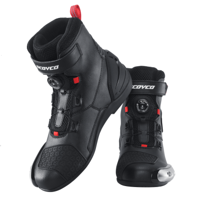 Adventure Black Mx Race Moto Biker Enduro Riding Boots Motorcycle Men'S Leather Motorcycle Racing Shoes Motorbike Boots