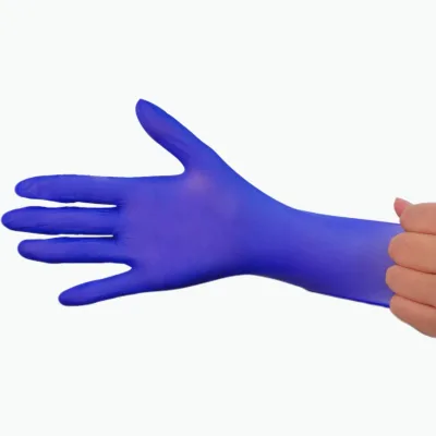 Disposable  Blue Powder-Free XL Nitrile Gloves Anti-Cut Anti-Slip for Beauty Nail Salons Industrial Food Safety Free
