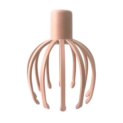 Hot Selling Automatic Hand Held Easy Use Deep Tissue Kneading Vibrating Scalp Massager Electric Silicone Head Massager