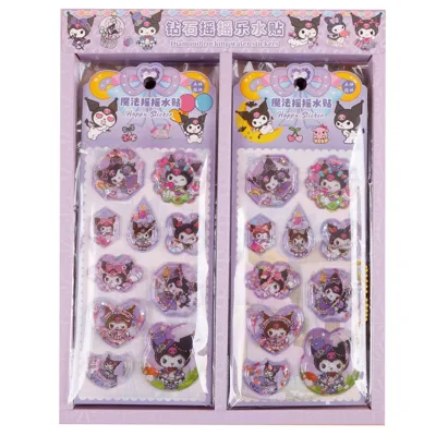 Three-Dimensional Relief Crystal Stickers 3d Fun Super Cute Reward Packaging Labels for Children Cartoon Sticker Labufu