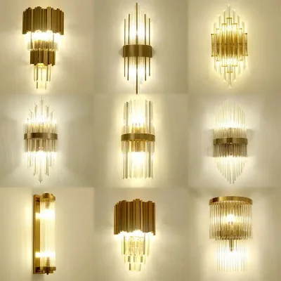 Up and Down Bedroom Glass Wall Lamp Decor Light Wall Light