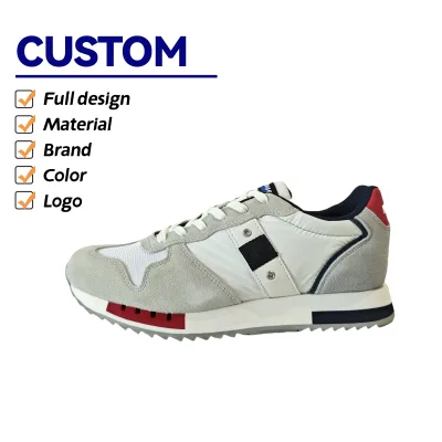 Custom OEM/ODM Hot Selling Men's Casual Shoes Breathable Light Weight Suede Hard-Wearing Height Increasing Fashion Trend