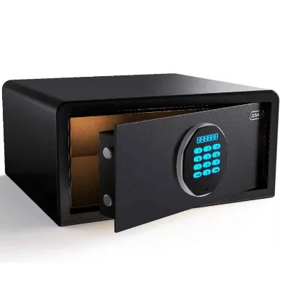 Top Selling Manufacturer Hotel Safe Hotel Appliance Safety Deposit with Back Light for Laptop Camera Luxuries