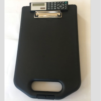 Plastic Storage Clipboard with Calculate