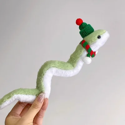 High Quality Professional Custom Snake Plush Toy with PP Cotton Filling 20cm Size