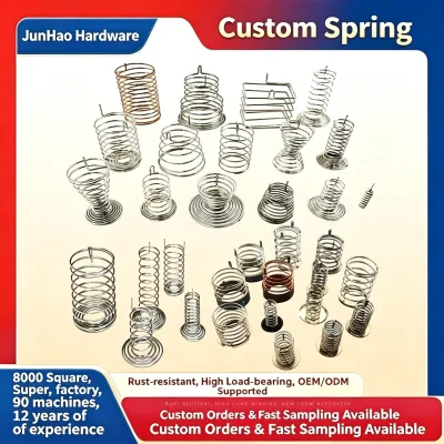 Custom Home Appliances Touch Screen Switch Coil Steel Spring Batteries Contact Electronic Conductive Springs