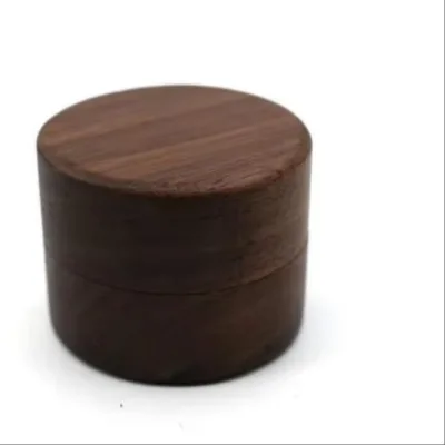 Modern Design Custom Ring Wooden Box, Carved with Removable Cover Function As a Gift