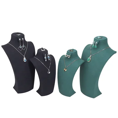 Modern BXR Brand Necklace Display Stand Portrait Model Jewelry Stand Neck Model Counter Display Jewelry Display Rack