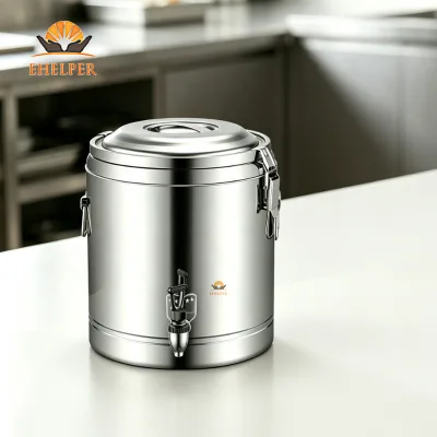 201 Stainless Steel Portable Thermal Bucket Complete With Stainless Steel Lid Customized Logo Available Catering Use