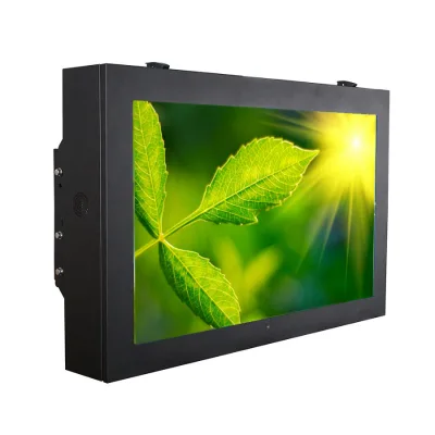In stock outdoor screen waterproof high brightness monitor landscape advertising lcd display