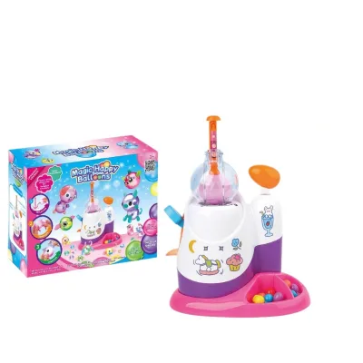 New Magic Balloon with Sticky Fun Bobole Inflator Creative Handmade DIY Kids' Toy