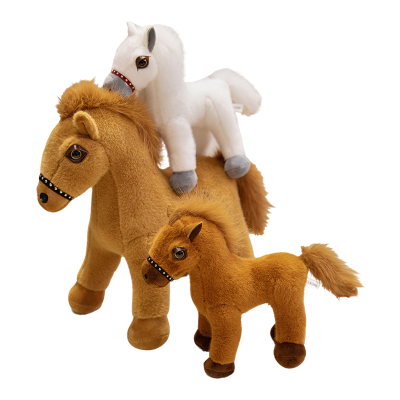 Kid's Plush Stuffed Animal Toy Horse Adorable Stuffed Animal Horse Realistic Animal