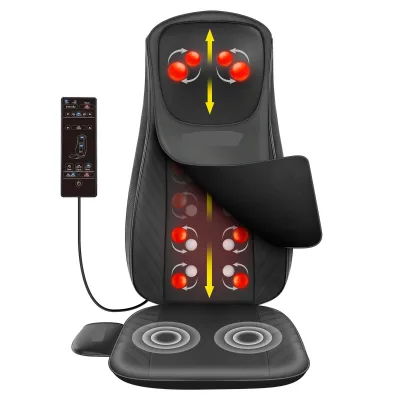 Ergonomic Back Shape Design Shiatsu Neck & Back Massager With Heat, Upgrade Shiatsu Neck Back Massager With air Compression.