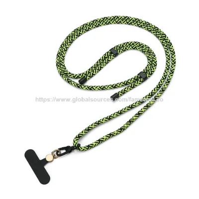 Cell Phone Lanyard 2 Pack-1 Adjustable Neck Strap,1 Wrist Strap,2 Pads,Universal Crossbody,Multifuctional Compatible with Most