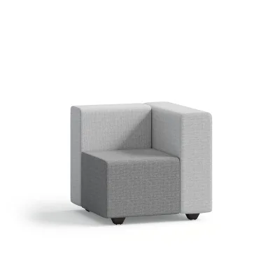 New European Design Modular Sectional Sofa Solid Wood Frame for Hotel School Office Public Lounge Area