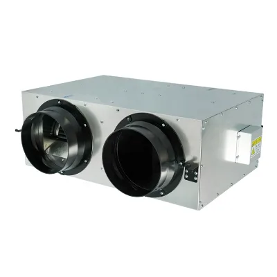 Double Flow Heat Recovery Ventilation Bypass Function Fresh Air Extract Air Double Way Bidirectional Flow Ventilation