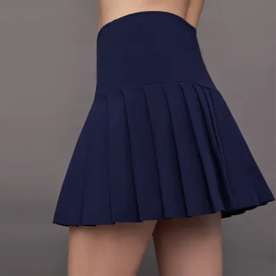 Hot LULU Pleated Pocket Tennis Skirt High Waist Hip Lift Fast Dry Anti-wear Exercise Fitness Yoga Golf Skort