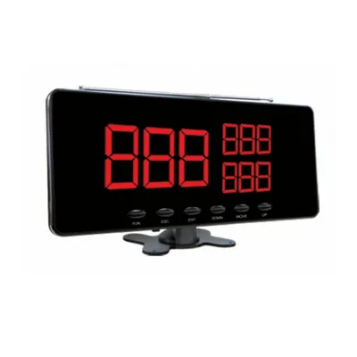 3 Group Wireless Calling Number Display with 500m Range 24-Hour Timer for Cafes Restaurants & Hospitals
