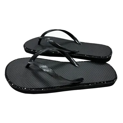 Wholesale Bedroom slippers Ladies Flat Anti slip Casual Insole Surrounding Edge Flip Flop Slipper