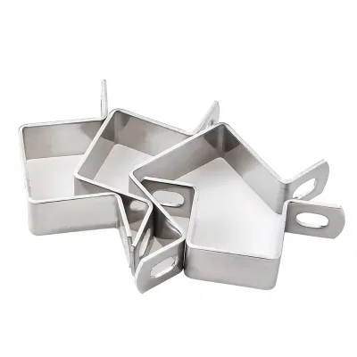 Factory Direct 304 Stainless Steel Double Pipe Clamps Polished Finish 3-Year Warranty Metric OEM Customizable