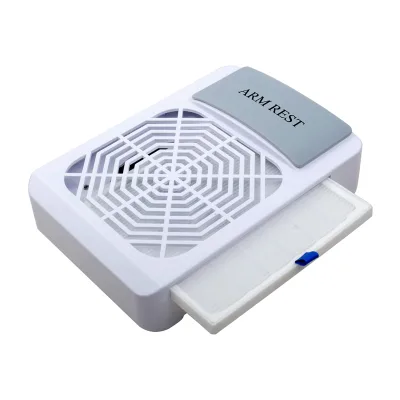 2023 New Arrival 45w Brushless Motor Portable Cordless Nail Dust Collector With Arm Rest