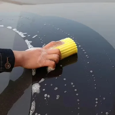 Wholesale Factory Supply Easy Grip Scour Sponge PVA Material Car Cleaning Sponge for Kitchen Use