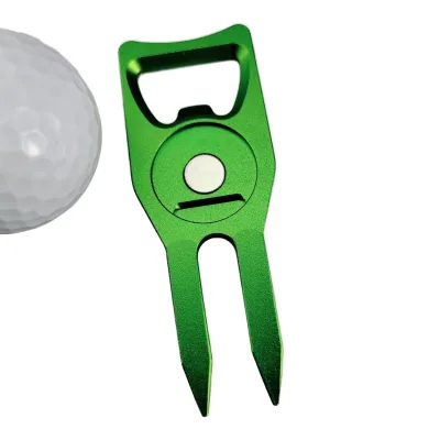 PremiumErgonomic Hand Fit Golf Divot Tool Luxury Sport Repair Tool with Comfort-Grip Zinc Alloy Customizable Logo