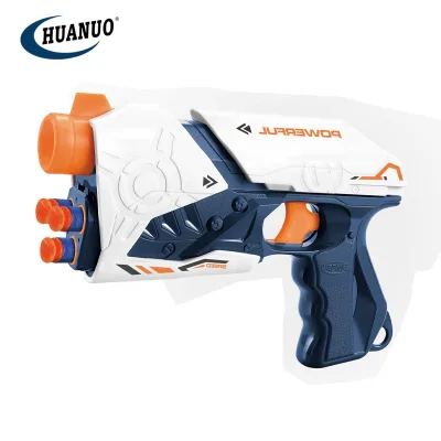 Hot Sale Kids Super Gun Set Blast Shooting Target Game Manual Soft Bullet Gun Toy